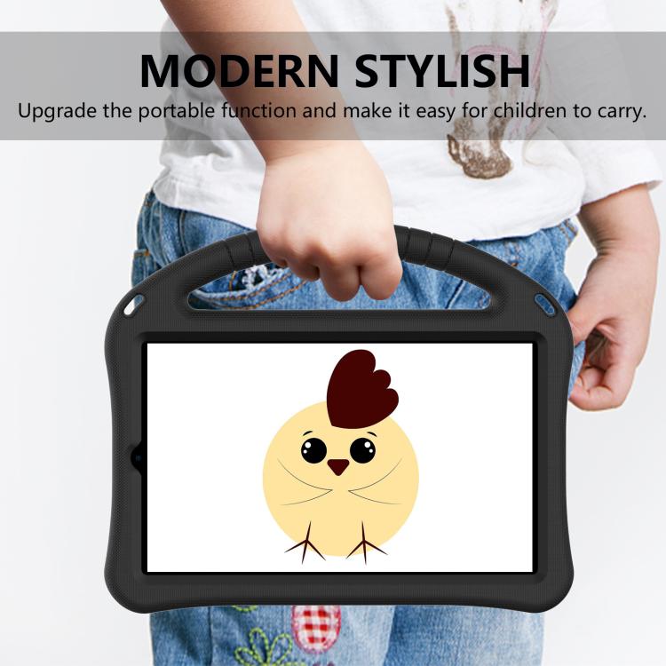For NEC Lavie Tab T9 9 inch 2024 EVA Shockproof Tablet Case with Holder(Black) - Others by PMC TechLife | Online Shopping South Africa | PMC TechLife | Buy Now Pay Later Mobicred