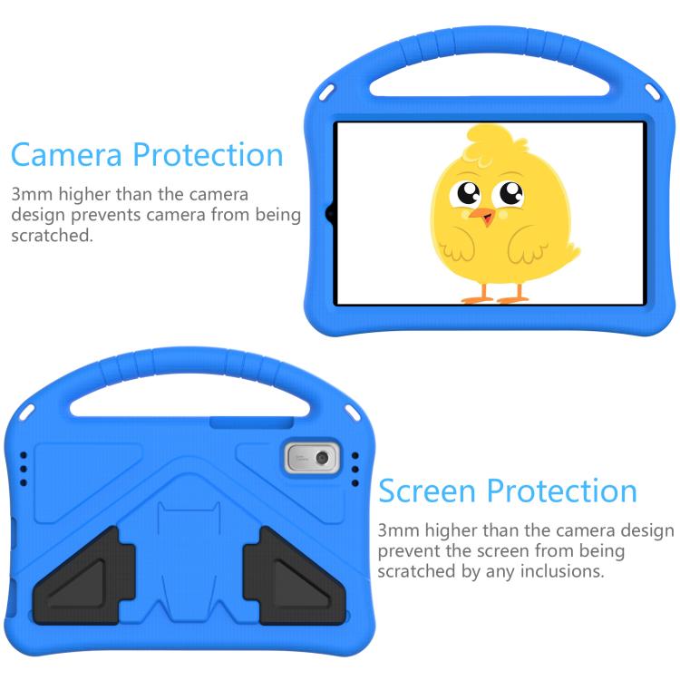 For NEC Lavie Tab T9 9 inch 2024 EVA Shockproof Tablet Case with Holder(Blue) - Others by PMC TechLife | Online Shopping South Africa | PMC TechLife | Buy Now Pay Later Mobicred
