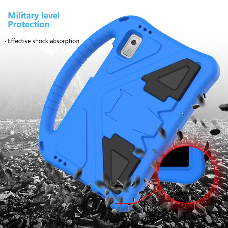 For NEC Lavie Tab T9 9 inch 2024 EVA Shockproof Tablet Case with Holder(Blue) - Others by PMC TechLife | Online Shopping South Africa | PMC TechLife | Buy Now Pay Later Mobicred