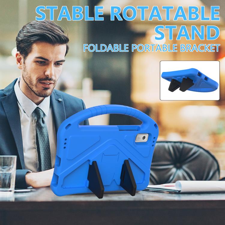 For NEC Lavie Tab T9 9 inch 2024 EVA Shockproof Tablet Case with Holder(Blue) - Others by PMC TechLife | Online Shopping South Africa | PMC TechLife | Buy Now Pay Later Mobicred