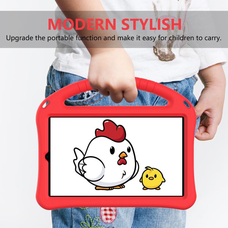 For NEC Lavie Tab T9 9 inch 2024 EVA Shockproof Tablet Case with Holder(Red) - Others by PMC TechLife | Online Shopping South Africa | PMC TechLife | Buy Now Pay Later Mobicred