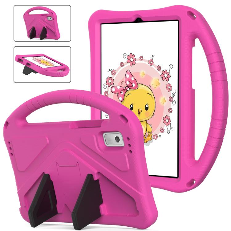 For NEC Lavie Tab T9 9 inch 2024 EVA Shockproof Tablet Case with Holder(Rose Red) - Others by PMC TechLife | Online Shopping South Africa | PMC TechLife | Buy Now Pay Later Mobicred