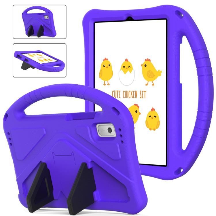 For NEC Lavie Tab T9 9 inch 2024 EVA Shockproof Tablet Case with Holder(Purple) - Others by PMC TechLife | Online Shopping South Africa | PMC TechLife | Buy Now Pay Later Mobicred