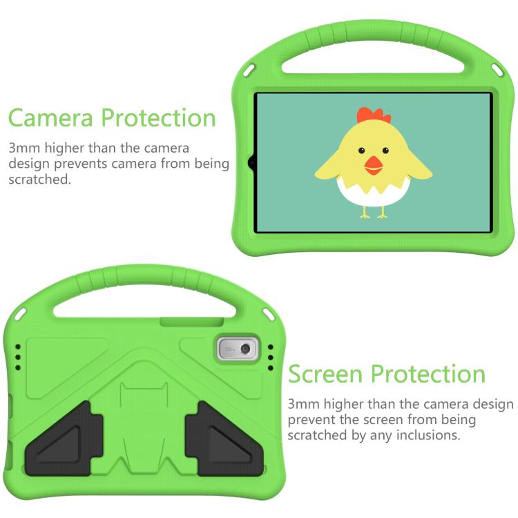 For NEC Lavie Tab T9 9 inch 2024 EVA Shockproof Tablet Case with Holder(Green) - Others by PMC TechLife | Online Shopping South Africa | PMC TechLife | Buy Now Pay Later Mobicred
