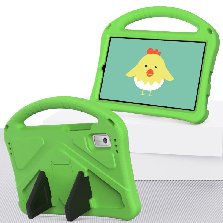 For NEC Lavie Tab T9 9 inch 2024 EVA Shockproof Tablet Case with Holder(Green) - Others by PMC TechLife | Online Shopping South Africa | PMC TechLife | Buy Now Pay Later Mobicred