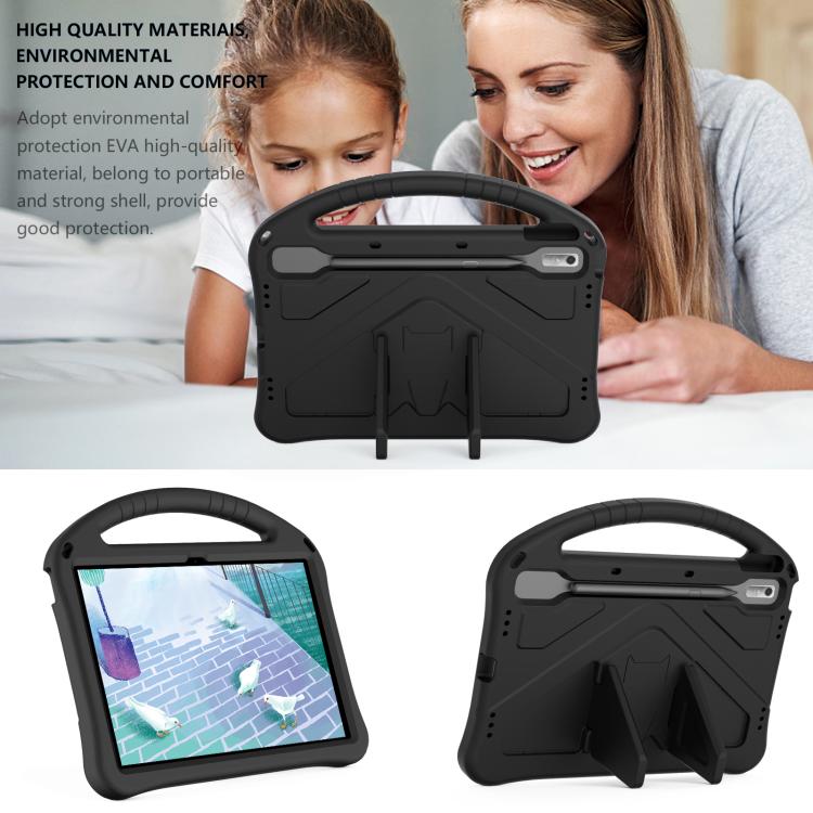 For NEC Lavie Tab T11 T1195  EVA Shockproof Tablet Case with Holder(Black) - Others by PMC TechLife | Online Shopping South Africa | PMC TechLife | Buy Now Pay Later Mobicred