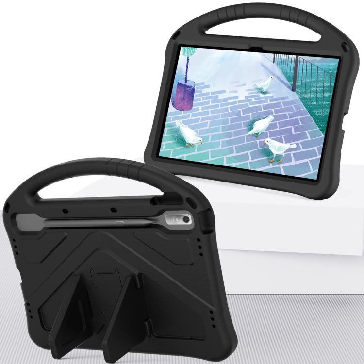 For NEC Lavie Tab T11  T1175FAS EVA Shockproof Tablet Case with Holder(Black) - Others by PMC TechLife | Online Shopping South Africa | PMC TechLife | Buy Now Pay Later Mobicred