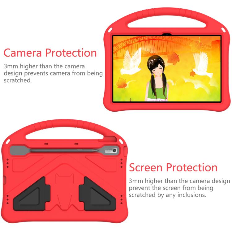 For NEC Lavie Tab T11  T1175FAS EVA Shockproof Tablet Case with Holder(Red) - Others by PMC TechLife | Online Shopping South Africa | PMC TechLife | Buy Now Pay Later Mobicred