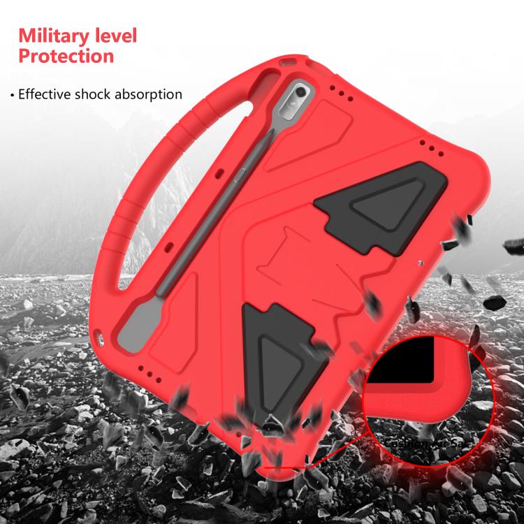 For NEC Lavie Tab T11  T1175FAS EVA Shockproof Tablet Case with Holder(Red) - Others by PMC TechLife | Online Shopping South Africa | PMC TechLife | Buy Now Pay Later Mobicred