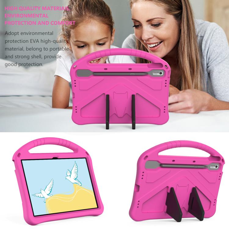 For NEC Lavie Tab T11  T1175FAS EVA Shockproof Tablet Case with Holder(Rose Red) - Others by PMC TechLife | Online Shopping South Africa | PMC TechLife | Buy Now Pay Later Mobicred
