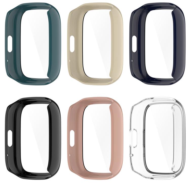 For Lexin Watch 3 Tempered Film Integrated PC Watch Protective Case(Ink Blue) - Watch Case by PMC TechLife | Online Shopping South Africa | PMC TechLife | Buy Now Pay Later Mobicred