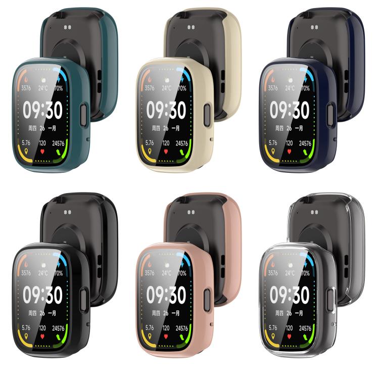 For Lexin Watch 3 Tempered Film Integrated PC Watch Protective Case(Transparent) - Watch Case by PMC TechLife | Online Shopping South Africa | PMC TechLife | Buy Now Pay Later Mobicred
