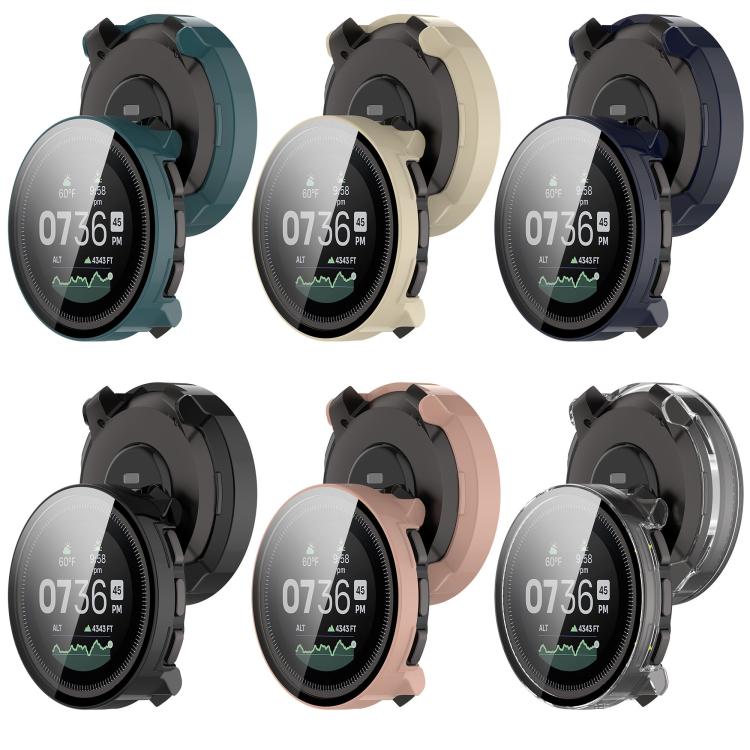 For Suunto Vertical Tempered Film Integrated PC Watch Protective Case(Pine Green) - Watch Case by PMC TechLife | Online Shopping South Africa | PMC TechLife | Buy Now Pay Later Mobicred