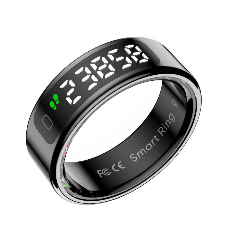 R11 SIZE 9 Smart Ring, Support Heart Rate / Blood Oxygen / Sleep / Multiple Sports Modes(Black) - free shipping - PMC TechLife - Order now!