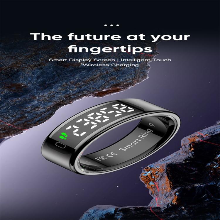 R11 SIZE 9 Smart Ring, Support Heart Rate / Blood Oxygen / Sleep / Multiple Sports Modes(Black) - free shipping - PMC TechLife - Order now!