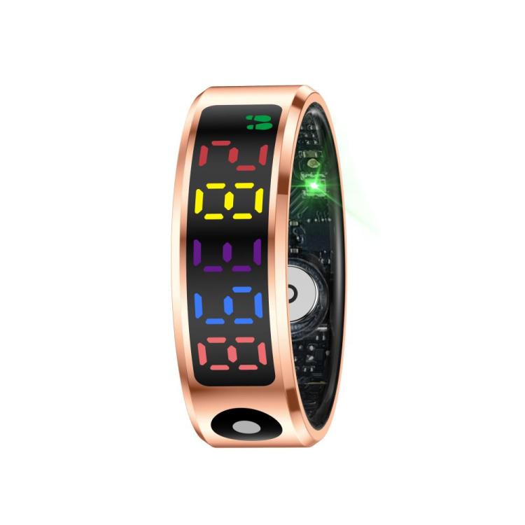 R12 SIZE 11 Smart Ring, Support Heart Rate / Blood Oxygen / Sleep / Multiple Sports Modes(Gold) - free shipping - PMC TechLife - Order now!