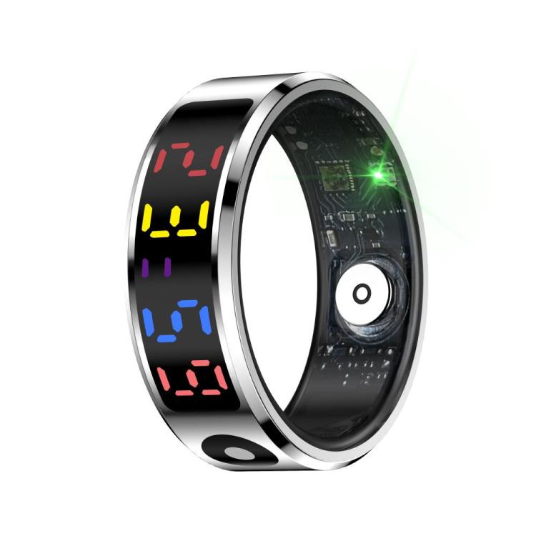 R12 SIZE 12 Smart Ring, Support Heart Rate / Blood Oxygen / Sleep / Multiple Sports Modes(Silver) - free shipping - PMC TechLife - Order now!