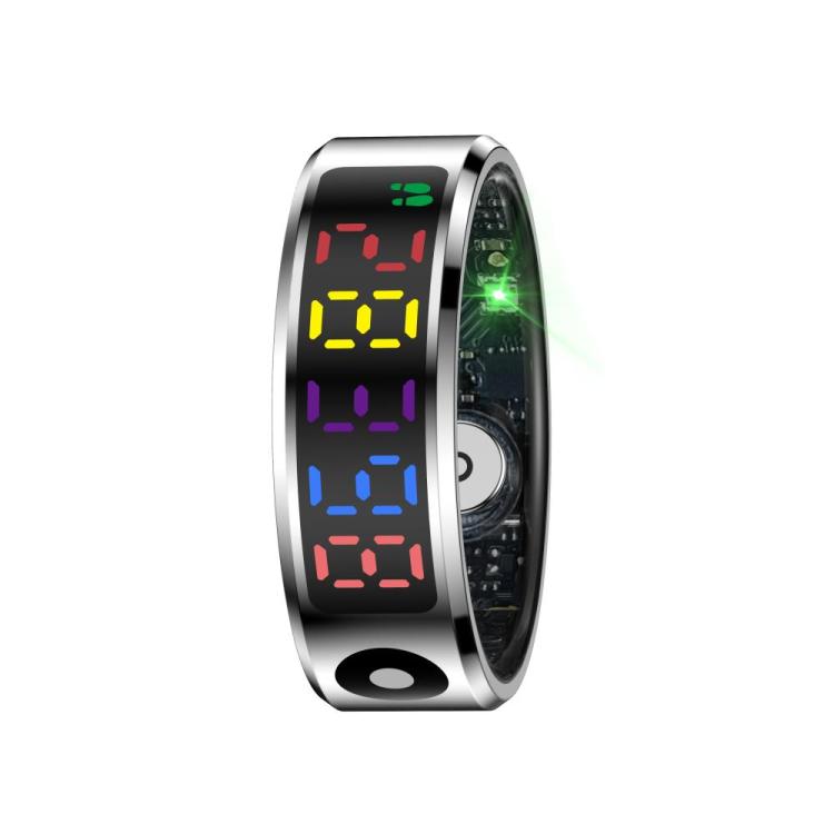 R12 SIZE 12 Smart Ring, Support Heart Rate / Blood Oxygen / Sleep / Multiple Sports Modes(Silver) - free shipping - PMC TechLife - Order now!
