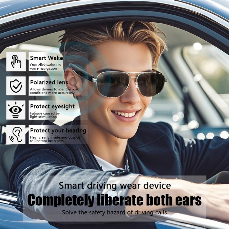 GS02 Smart Glasses, Support Voice Assistant / Bluetooth Call / Remote Control Photography(Black) - free shipping - PMC TechLife - Order now!