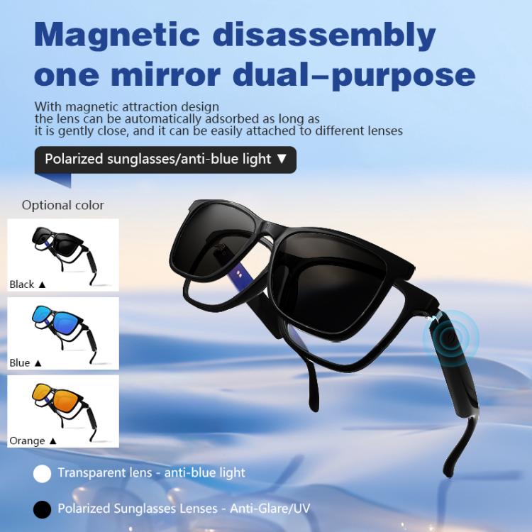 GS05 Smart Glasses, Support AI Smart Chip / Bluetooth Call / Remote Control Photography(Black) - free shipping - PMC TechLife - Order now!