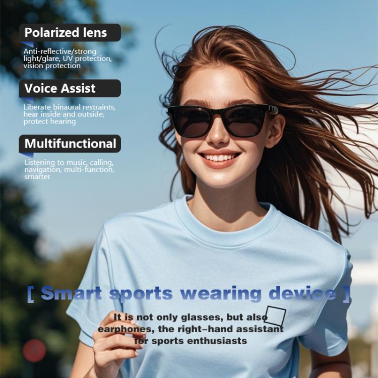 GS05 Smart Glasses, Support AI Smart Chip / Bluetooth Call / Remote Control Photography(Black) - free shipping - PMC TechLife - Order now!