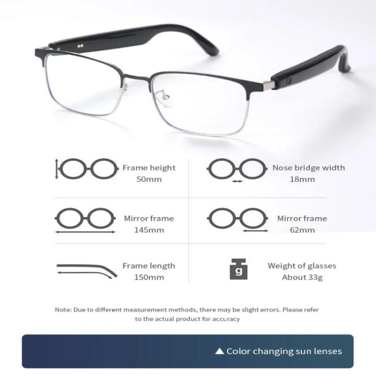 GS06 Smart Glasses, Support AI Smart Chip / Bluetooth Call / Outdoor Sports(Gold) - free shipping - PMC TechLife - Order now!