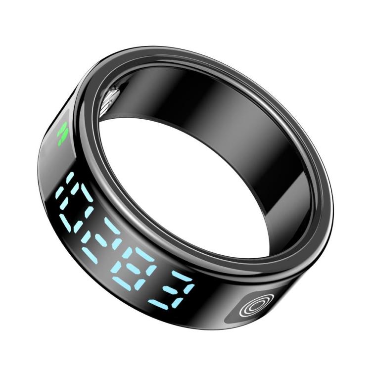 SR08 SIZE 8 Smart Ring, Support Hand Gestures Control / Health Monitoring / Multiple Sports Modes(Black) - free shipping - PMc TechLife - Order now!