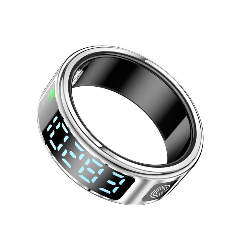 SR08 SIZE 8 Smart Ring, Support Hand Gestures Control / Health Monitoring / Multiple Sports Modes(Silver) - free shipping - PMc TechLife - Order now!