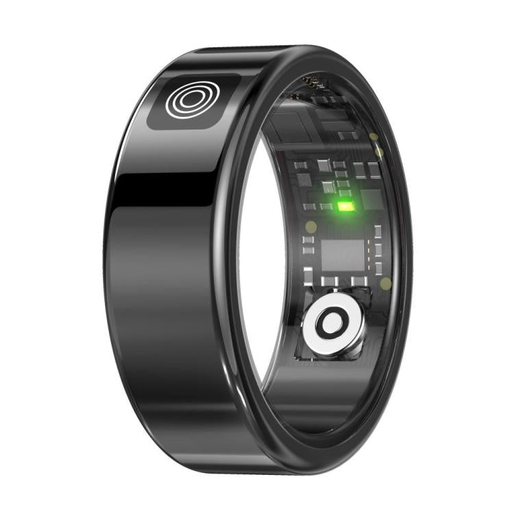 SR08 SIZE 11 Smart Ring, Support Hand Gestures Control / Health Monitoring / Multiple Sports Modes(Black) - free shipping - PMc TechLife - Order now!