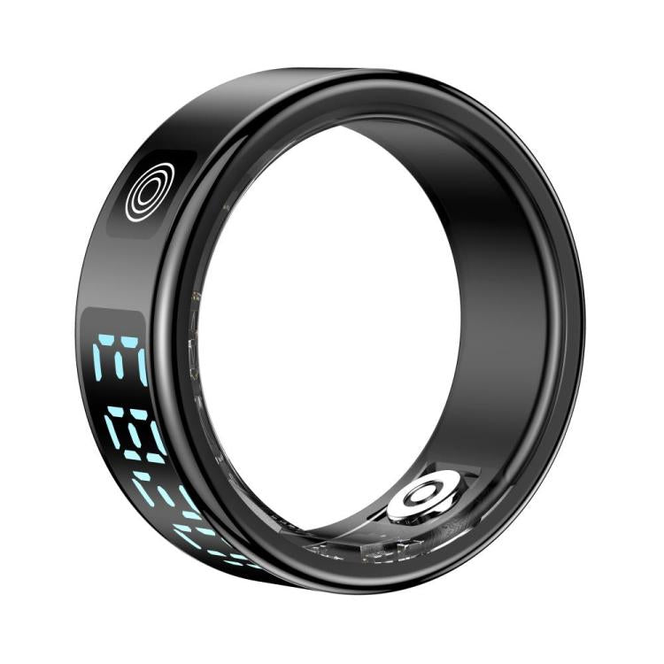 SR08 SIZE 12 Smart Ring, Support Hand Gestures Control / Health Monitoring / Multiple Sports Modes(Black) - free shipping - PMc TechLife - Order now!