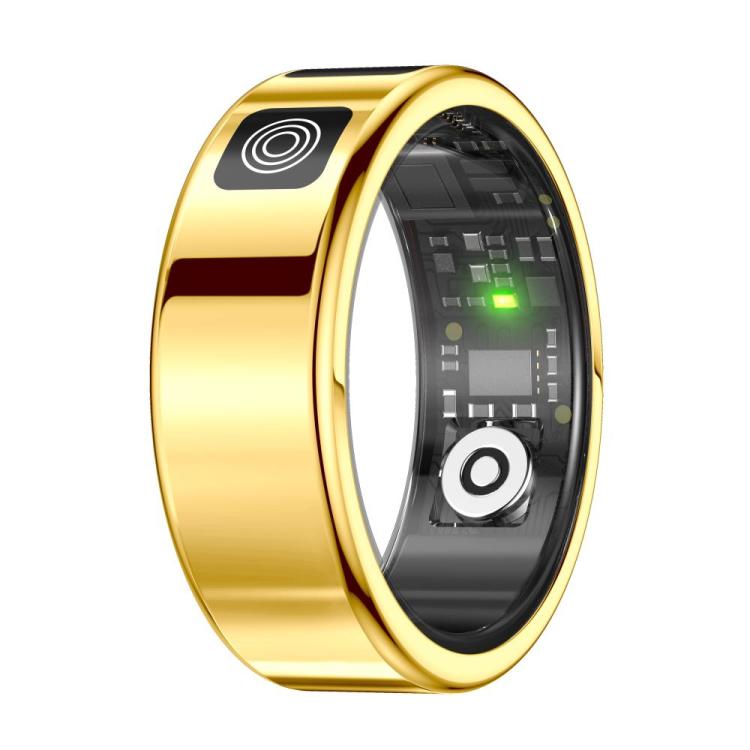 SR08 SIZE 12 Smart Ring, Support Hand Gestures Control / Health Monitoring / Multiple Sports Modes(Gold) - free shipping - PMc TechLife - Order now!
