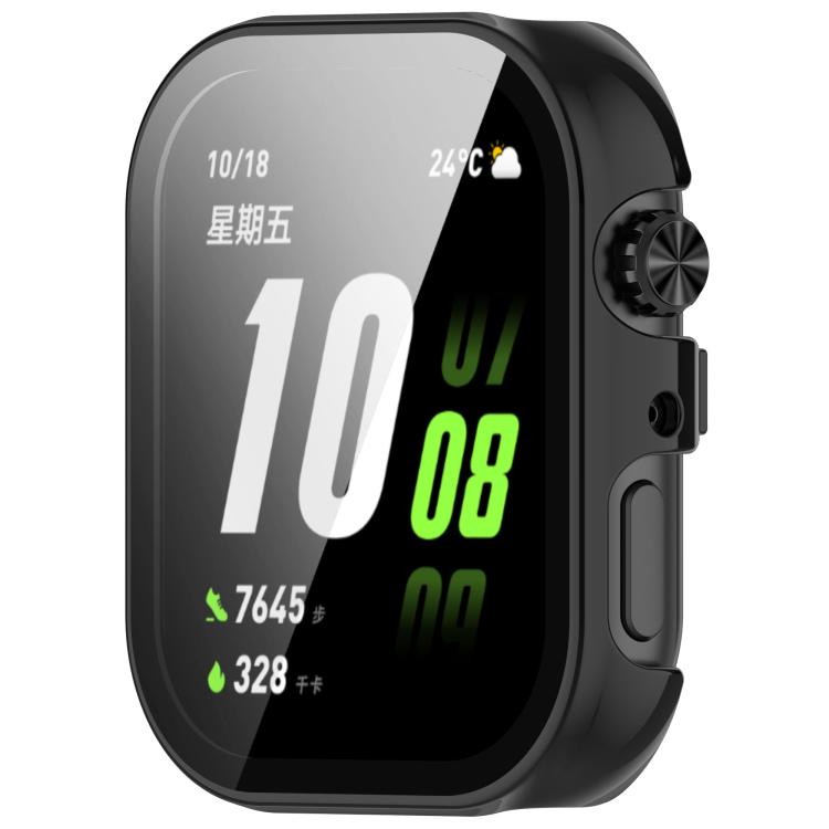 For Honor ROSSINI 2i Tempered Film Integrated PC Watch Protective Case(Black) - Watch Cases by PMC TechLife | Online Shopping South Africa | PMC TechLife | Buy Now Pay Later Mobicred
