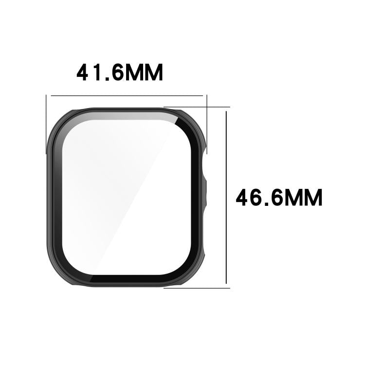 For Honor ROSSINI 2i Tempered Film Integrated PC Watch Protective Case(Black) - Watch Cases by PMC TechLife | Online Shopping South Africa | PMC TechLife | Buy Now Pay Later Mobicred