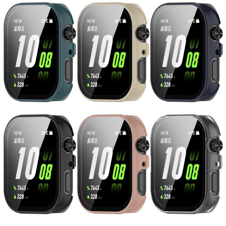 For Honor ROSSINI 2i Tempered Film Integrated PC Watch Protective Case(Black) - Watch Cases by PMC TechLife | Online Shopping South Africa | PMC TechLife | Buy Now Pay Later Mobicred