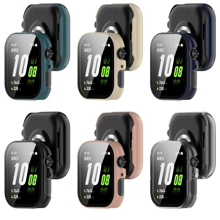 For Honor ROSSINI 2i Tempered Film Integrated PC Watch Protective Case(Black) - Watch Cases by PMC TechLife | Online Shopping South Africa | PMC TechLife | Buy Now Pay Later Mobicred