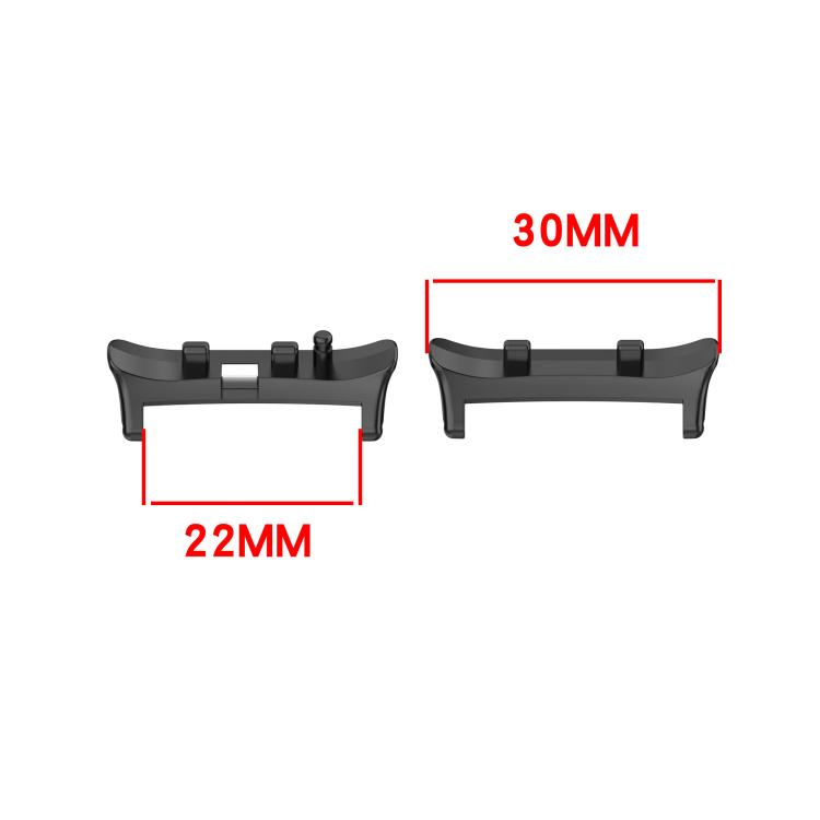 For Huawei Watch D2 1 Pair Metal Head Watch Band Connector(Silver) - Other Accessories by PMc TechLife | Online Shopping South Africa | PMc TechLife | Buy Now Pay Later Mobicred