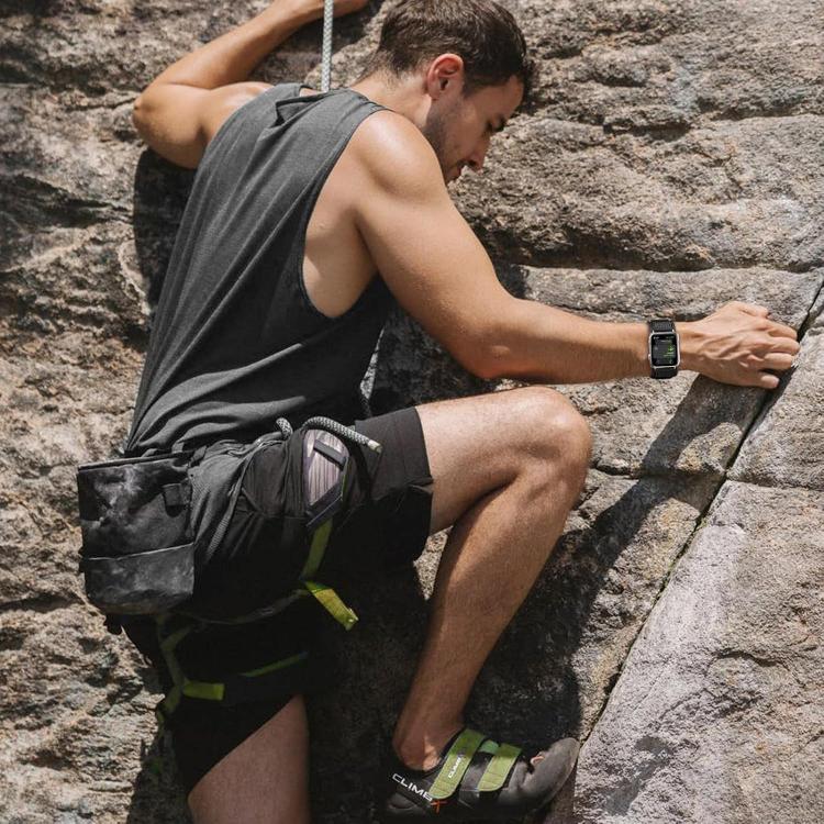 For Apple Watch 46mm / 49mm / 45mm / 44mm Kalebol Hook and Tri-Loop Nylon Watch Band(Silver) - Watch Bands by Kalebol | Online Shopping South Africa | PMc TechLife | Buy Now Pay Later Mobicred