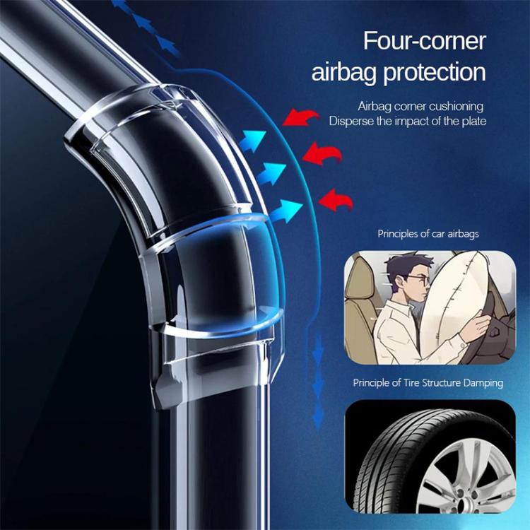 For iPhone 17 Air Kalebol 1.5mm Four-Corner Airbags Shockproof Transparency TPU Phone Case - iPhone 17 Air Cases by Kalebol | Online Shopping South Africa | PMC TechLife | Buy Now Pay Later Mobicred