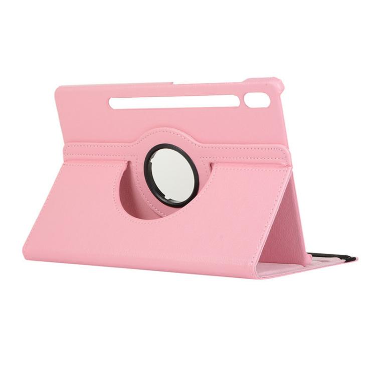 For Samsung Galaxy Tab S10+ / S9 FE+ / S9+ ENKAY 360 Degree Rotation Litchi Leather Smart Tablet Case(Pink) - free shipping - PMc TechLife - Order now!
