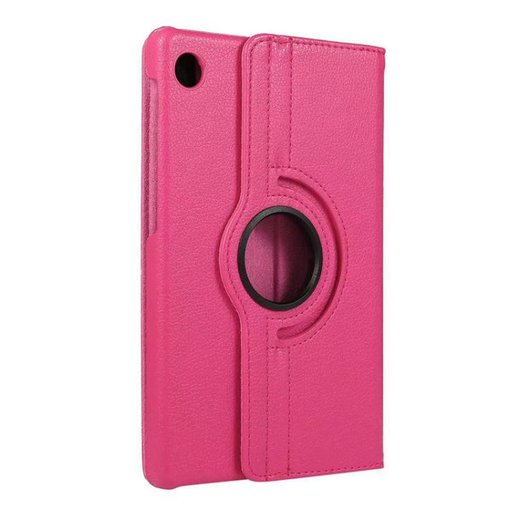 For Samsung Galaxy Tab A9 8.7 ENKAY 360 Degree Rotation Litchi Leather Smart Tablet Case(Brown) - free shipping - PMc TechLife - Order now!