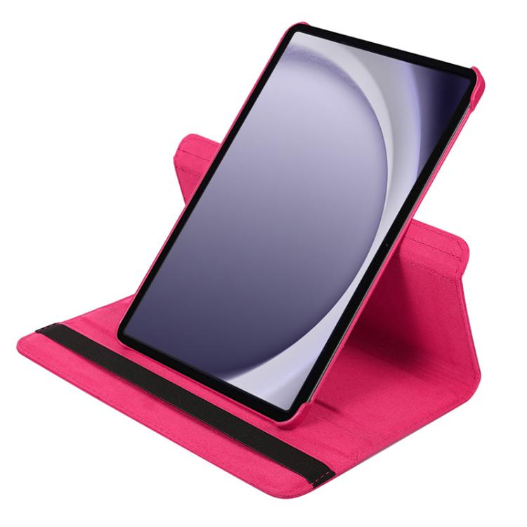 For Samsung Galaxy Tab A9 8.7 ENKAY 360 Degree Rotation Litchi Leather Smart Tablet Case(Brown) - free shipping - PMc TechLife - Order now!