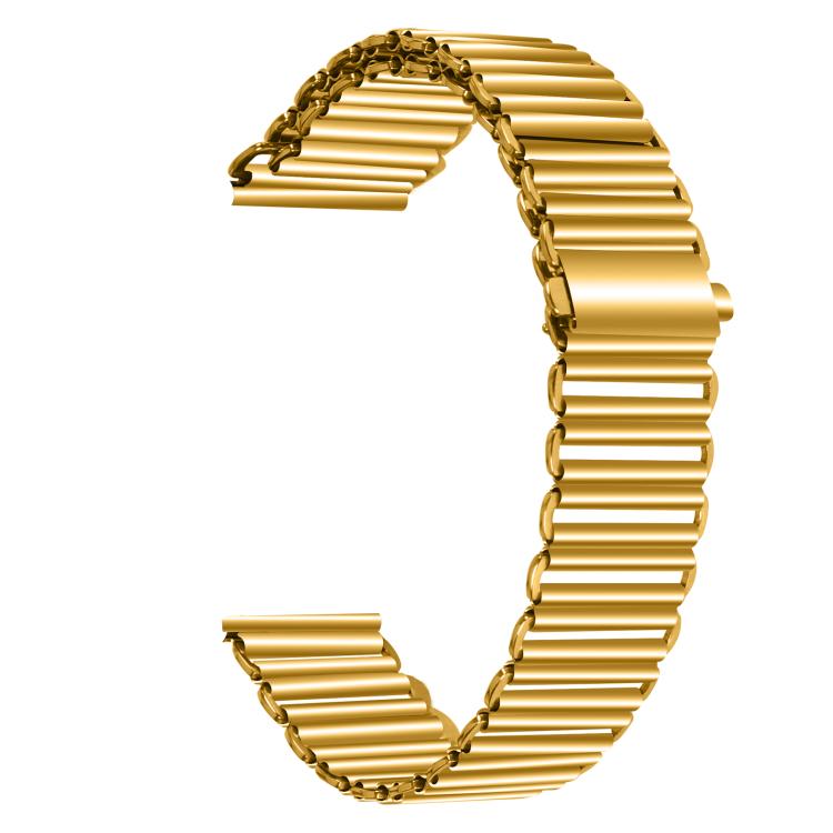 20mm Loop Slingshot Buckle Stainless Steel Watch Band(Gold) - free shipping - PMC TechLife - Order now!