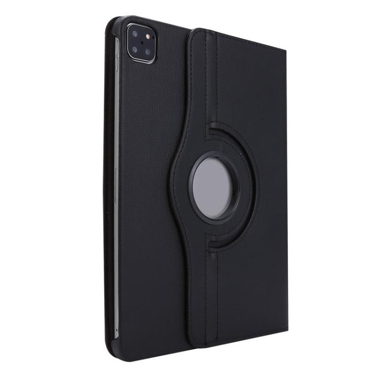 For iPad Pro 11 2024 ENKAY 360 Degree Rotation Litchi Leather Smart Tablet Case(Brown) - free shipping - PMc TechLife - Order now!