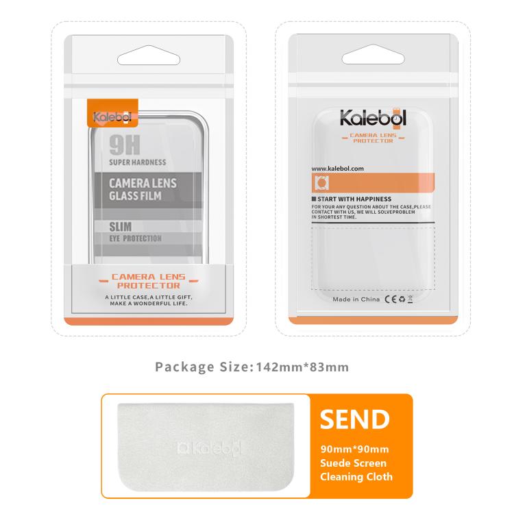 For iPhone 17 Air Kalebol No Flicker Ultra-Thin Individual Camera Lens Tempered Glass Film(Silver) - iPhone 17 Air Tempered Glass by Kalebol | Online Shopping South Africa | PMC TechLife | Buy Now Pay Later Mobicred