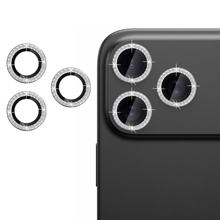 For iPhone 17 Pro Kalebol Individual Camera Lens Diamond Ring Protector(Silver) - iPhone 17 Pro Tempered Glass by Kalebol | Online Shopping South Africa | PMC TechLife | Buy Now Pay Later Mobicred