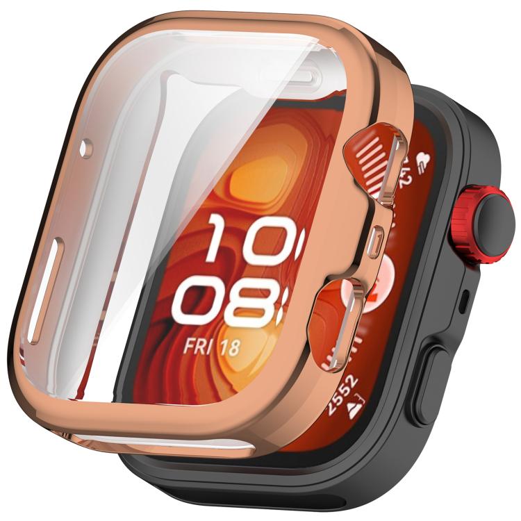 For Huawei Watch Fit 4 Pro Electroplated TPU Full Coverage Watch Protective Case(Rose Gold) - free shipping - PMC TechLife - Order now!