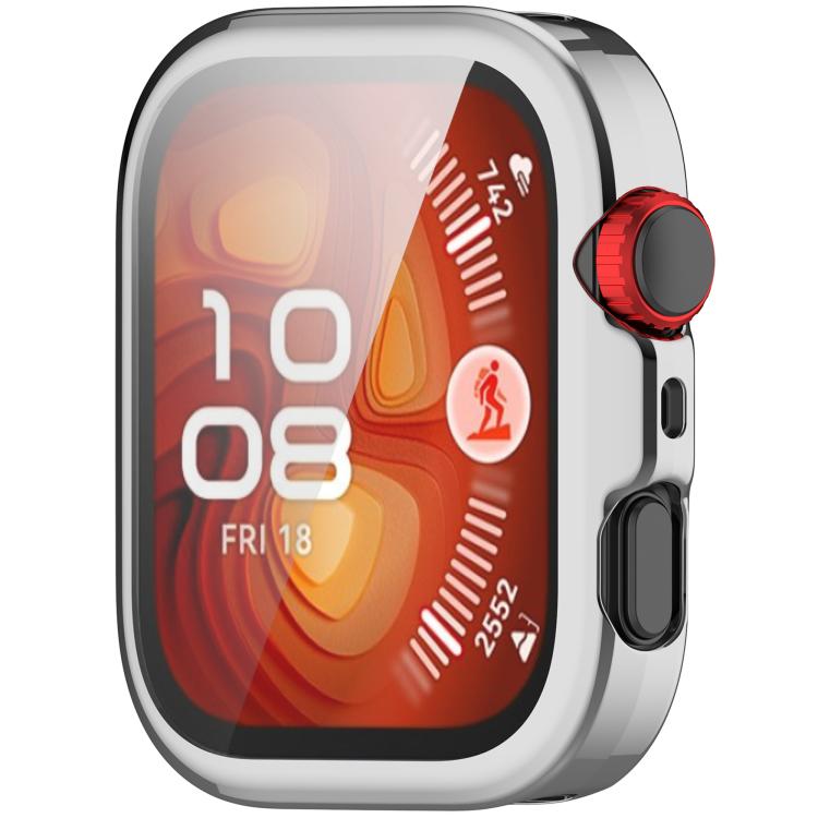 For Huawei Watch Fit 4 Pro Electroplated TPU Full Coverage Watch Protective Case(Silver) - free shipping - PMC TechLife - Order now!