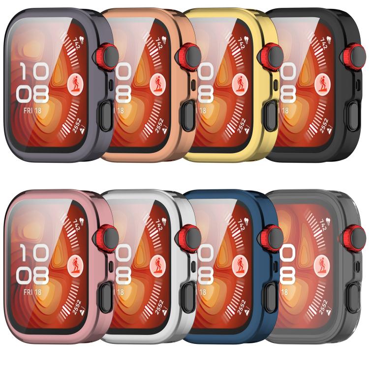 For Huawei Watch Fit 4 Pro Electroplated TPU Full Coverage Watch Protective Case(Pink) - free shipping - PMC TechLife - Order now!