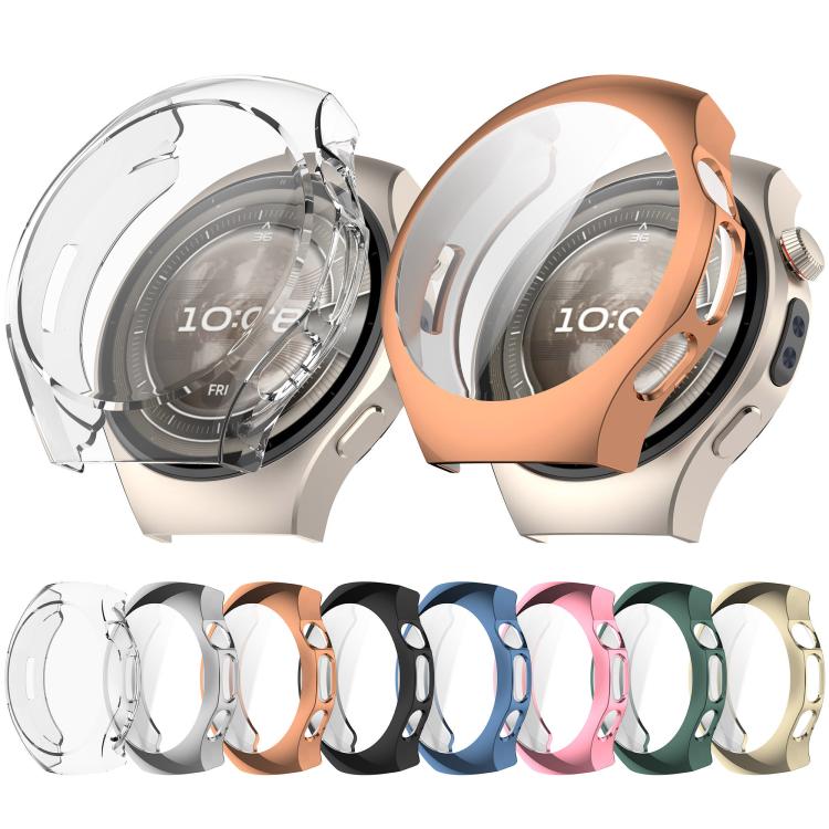 For Huawei Watch 5 42mm Electroplated TPU Full Coverage Watch Protective Case(Blue) - free shipping - PMC TechLife - Order now!