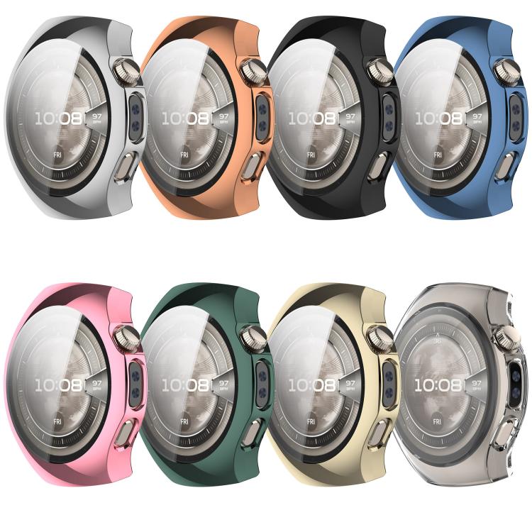 For Huawei Watch 5 42mm Electroplated TPU Full Coverage Watch Protective Case(Blue) - free shipping - PMC TechLife - Order now!